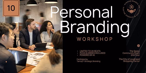 Personal Branding Workshop (+Pizza) by Tarroq Agency