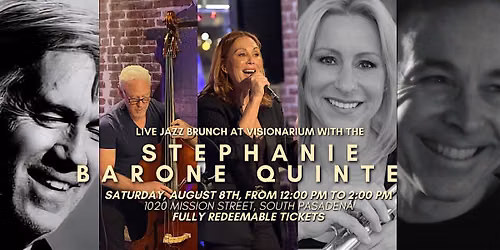 Live Jazz Brunch at Visionarium with the Stephanie Barone Quintet