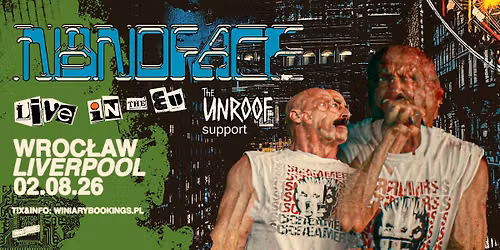 N8NOFACE \/ 02.08.26 \/ Liverpool, Wroc\u0142aw
