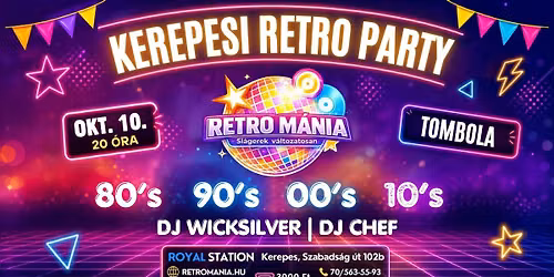 Kerepesi Retro Party - az \u00f6t\u00f6dik