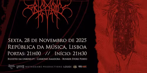 CORPUS CHRISTII  \u00abThe Fire God\u00bb + IRAE + GRIEVANCE - Lisboa