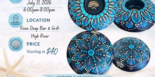 High River-Ocean Breeze Dot-Painting Workshop