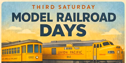 Third Saturday: Model Railroad Days
