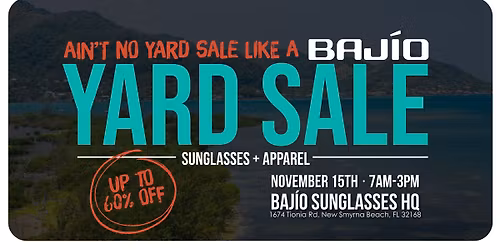 Baj\u00edo Annual Yard Sale - Up To 60% Off