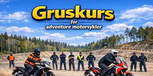 Gruskurs for Adventure motorsykler