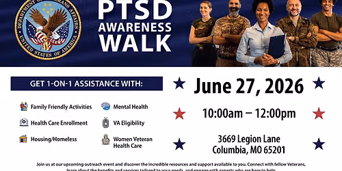 PTSD Awareness Walk - Columbia