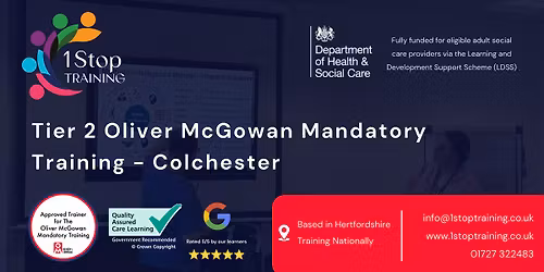 Tier 2 Oliver McGowan Mandatory Training (Colchester)