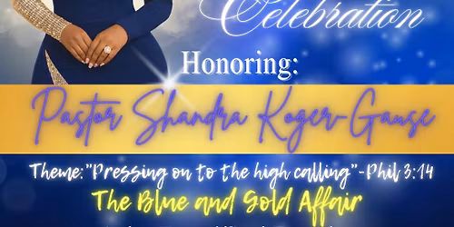 20 Years of Ministry Celebration: The Blue and Gold Affair