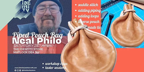 Piped Pouch Bag with Neal Philo