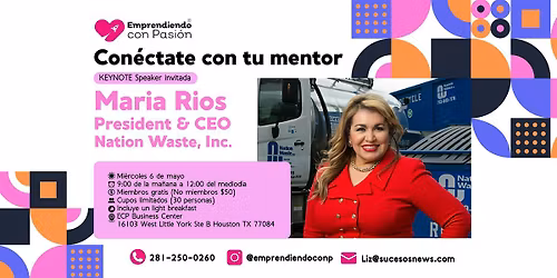 Maria Rios en Con\u00e9ctate con tu mentor