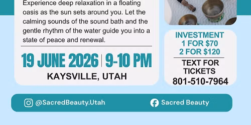 Floating Sound Bath