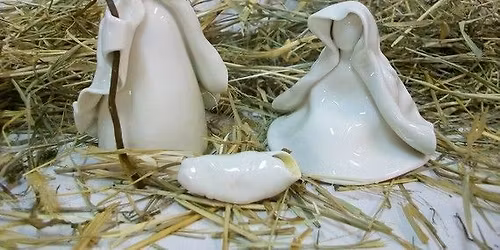 All Ages: Clay Three Piece Nativity CALL TO REGISTER