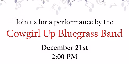 Cowgirl Up Bluegrass Band Performance