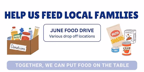 JUNE Food Donation Drive