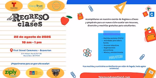 REGRESO A CLASES CON TELEMUNDO PORTLAND