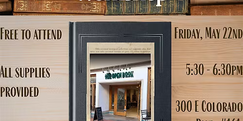 DIY Book Picture Frames at The Open Book Pasadena