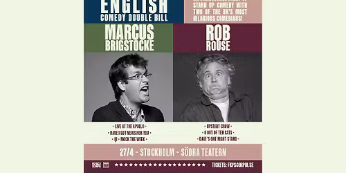 Marcus Brigstocke & Rob Rouse | Stockholm