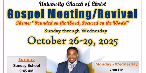 Gospel Meeting \/ Revival