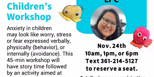 Anxiety in Children Workshop