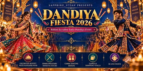 Rohini's Biggest Dandiya Event