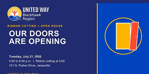 United Way Blackhawk Region Ribbon Cutting + Open House