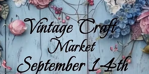 Vintage pop up Market