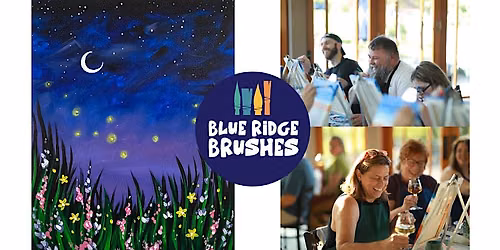 Paint + Sip: "Field of Fireflies" at Hazy Mountain Vineyards + Brewery