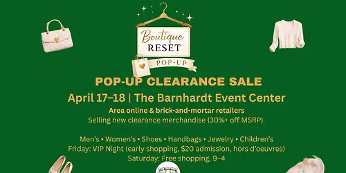 Boutique Reset Pop-up