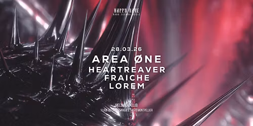 Happy Rave invite Area One 