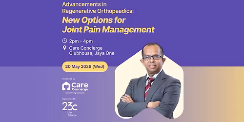 Advancements in Regenerative Orthopaedics: New Options for Joint Pain Management