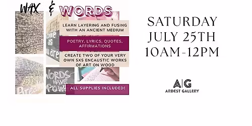 Wax & Words - Encaustic Wax with Shauna Martin