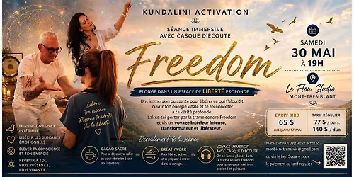 \u2728 FREEDOM - Kundalini Activation - Immersion avec casque \u2728