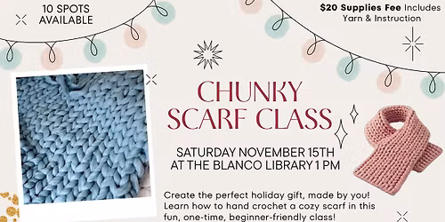 Chunky Scarf Class