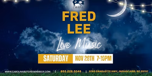 Live Music - Fred Lee