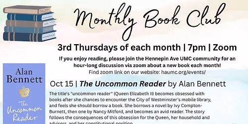 Monthly Hennepin Book Club: October
