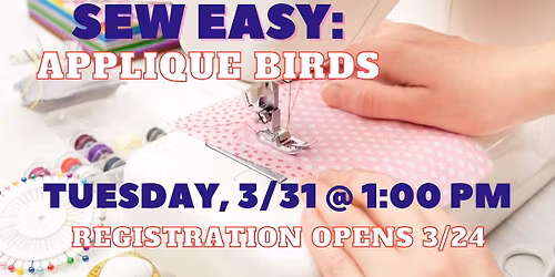 Sew Easy: Applique Birds