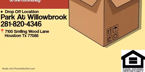 Park at Willowbrook Food Drive