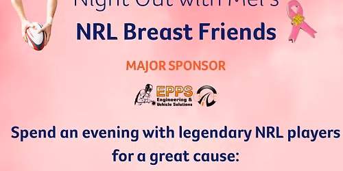 Night out with Mel\u2019s NRL Breast friends.