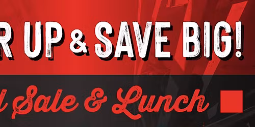 Power Up Tool Sale & Lunch
