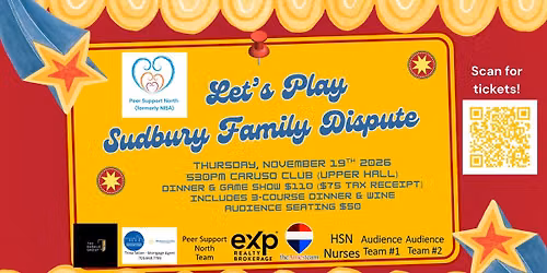 Sudbury Family Dispute (Family Feud) in support of Peer Support North (formerly NISA)