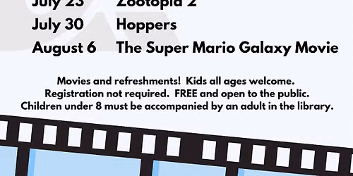 Kids' Summer Movie Club
