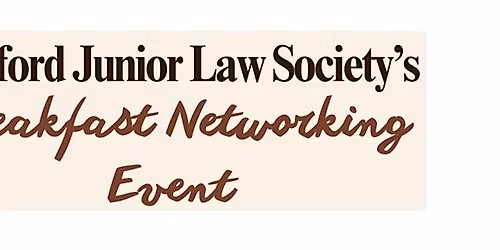 Trafford Junior Law Society Breakfast Club