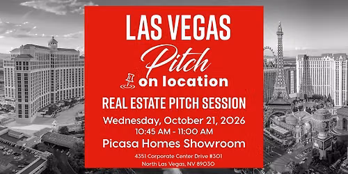 Las Vegas Real Estate Pitch Session - On Location (Picasa Homes)