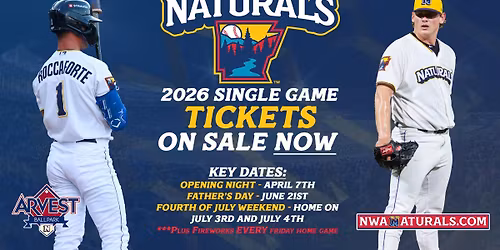 Amarillo Sod Poodles vs. Northwest Arkansas Naturals
