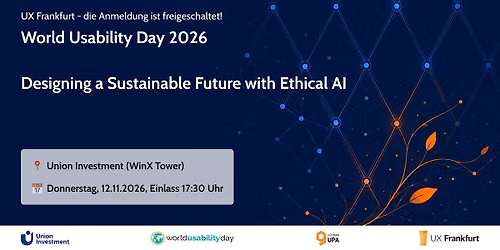 World Usability Day 2026 in Frankfurt