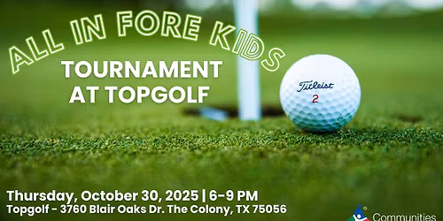 2025 CISNT All In Fore Kids Tournament at Topgolf