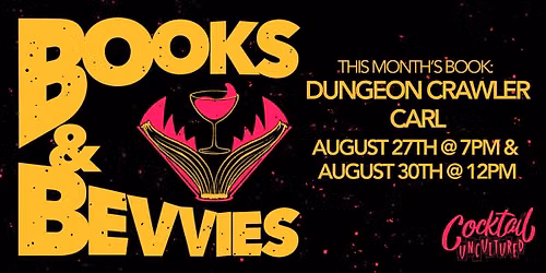 Books & Bevvies: A Book Club with Cocktails Featuring Dungeon Crawler Carl