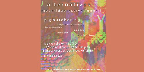 Alternatives - multi-disciplinary showcase