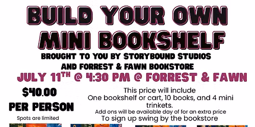 Build Your Own Mini Bookshelf 
