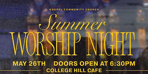 Summer Worship Night